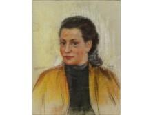 Sárga kabátos hölgy 1956