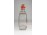 Régi trikoloros üveg kulacs 16.5 cm