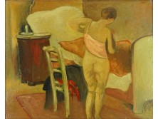Magyar festő XX. század : Lefekvés előtt