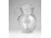 Régi kisméretű fújt üveg kancsó 12 cm ~ 1900 körül