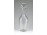 Régi különleges kiöntő dugós üveg 16 cm