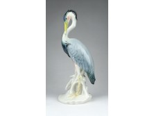Régi nagyméretű ENS porcelán madár 25 cm