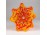 Muránói fújt üveg virágtartó tölcsér 28.5 cm