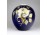 Régi jelzett kobaltkék Wallendorf porcelán váza 13.5 cm