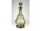 Antik füstszínű dugós fújt üveg likörös üveg 31 cm