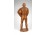 Jelzett Homolya kerámia szobor kosfejes dudával 24.5 cm