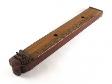 Antik népi hangszer 12 húros citera 85 cm