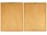 Régi japán keleti intarziakép pár gésával 24.5 x 19 cm