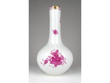Lila Apponyi mintás nagyméretű Herendi váza 22 cm