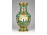 Antik buddhista szimbólumos tűzzománc japán réz váza 18.5 cm