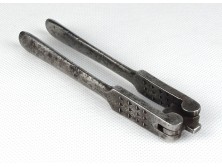 Antik fém diótörő mogyorótörő konyhai eszköz 12 cm