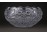 Nagyméretű kristály asztalközép kínáló tál gyümölcsös tál 22 cm