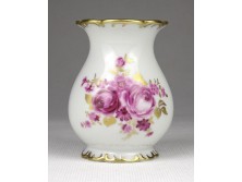 Régi jelzett Wallendorf porcelán ibolya váza