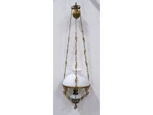 Antik mennyezeti spiáter petróleum lámpa 117 x 32 cm