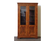 Antik polcos üveges Biedermeier vitrin 192 cm