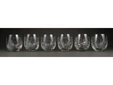 Csiszolt üveg kristály Whiskys pohár készlet 6 darab