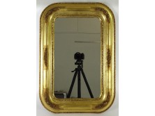 Antik Biedermeier aranyozott tükör 70 x 47 cm
