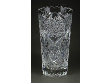 Nagyméretű hibátlan kristály váza 20 cm