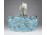 Régi jelzett fajansz jegesmedve szobor 19 x 23 cm