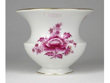 Régi Nanking Bouquet mintás Herendi porcelán váza 1940