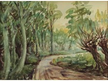 XX. századi festő : Erdei út