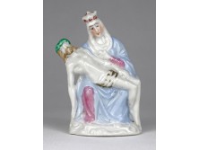 Antik Pieta porcelán szobor 9.5 cm