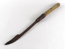 Antik kovácsoltvas cirokvágó szerszám 66 cm