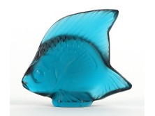 Jelzett Lalique üveg hal 5 cm
