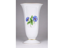 Herendi virág mintás porcelán váza 18 cm