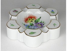 Virág mintás Herendi porcelán hamutál