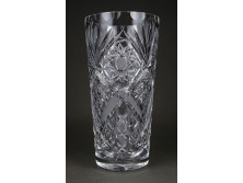 Gyönyörű hibátlan kristály váza virágváza 22.5 cm