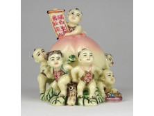 Csonthatású kínai szerencse szobor
