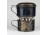 Antik ezüstözött üvegbetétes teafőző vagy kávéfőző készlet