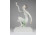 Régi hibátlan Herendi porcelán térdelő olimpikon 23 cm