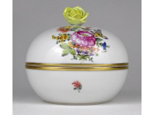 Régi Bouquet de Herend - Herendi porcelán bonbonier