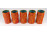 Mid century narancs mázas retro kerámia pohár készlet 5 darab