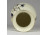 Vajszínű búzavirágos Zsolnay porcelán váza 12.7 cm