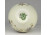 Vajszínű búzavirágos Zsolnay porcelán váza 12.7 cm