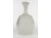 Antik festett fújt dugós likőrös üveg 19.5 cm