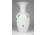 Virágmintás nagyméretű Herendi Tertia porcelán váza 25.5 cm