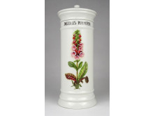 Porcelán patika edény SALVA OFFICINALIS - Piros gyűszűvirág 25.5 cm