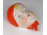 Narancsszínű sapkás fiú porcelán fiú fej falidísz 13.5 cm