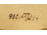 Tavaszi idill keretezett selyemkép 20 x 15.5 cm 1932
