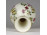 Hibátlan pillangós vajszínű Zsolnay porcelán váza 14.5 cm