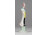 Régi mini népviseletes Herendi porcelán figura 7 cm