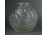 Jelzett R. Lalique France Horses mattüveg váza 17 cm 
