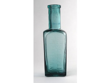 Antik német gyógyszertári patika üveg LOHSE - BERLIN 14 cm