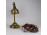 Antik bécsi szecessziós réz asztali lámpa 28.5 cm