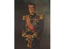 Vitéz Nagybányai Horthy Miklós portré nyomat 39 x 29.5 cm