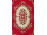 Bordó színű gépi medalionos középszőnyeg 140 x 235 cm